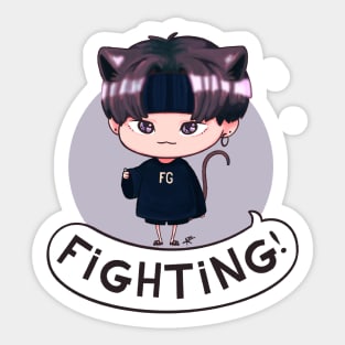 fighting! Sticker